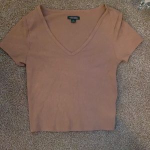 Target Wild Fable V- neck crop